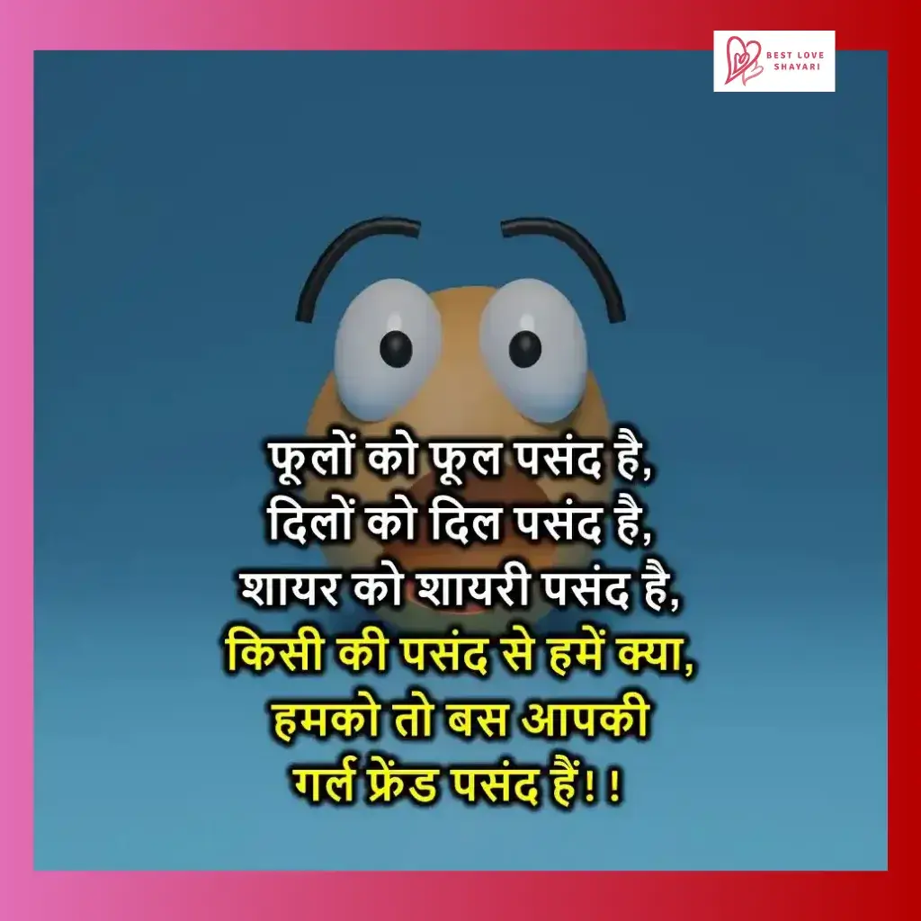 funny shayari for girlfriend_