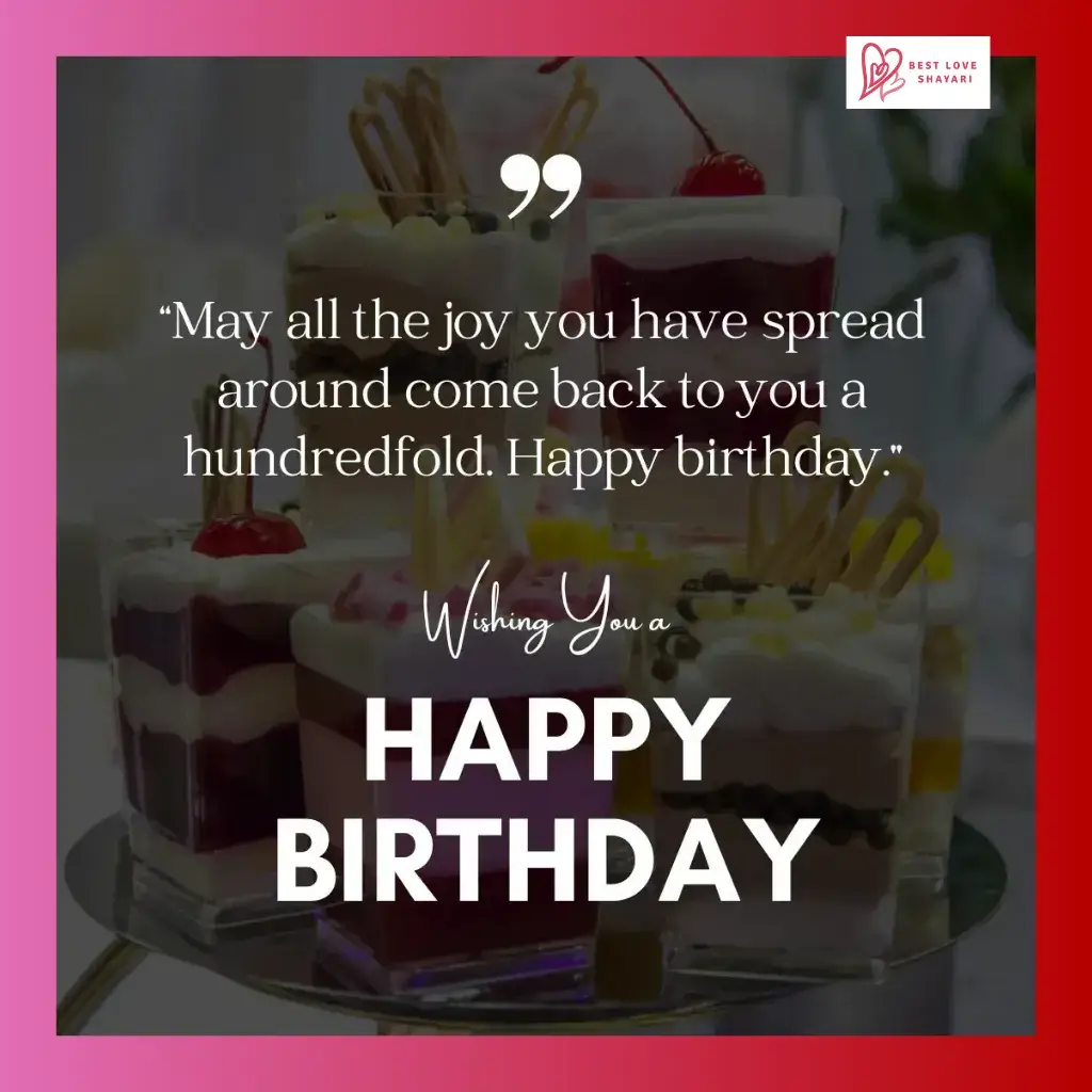 Happy Birthday Shayari in English